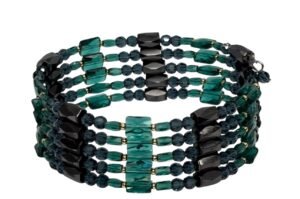Bracciale magnetico blu notte Bluve con cristalli Preciosa® MyPulse
