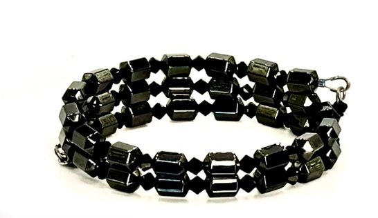 Bracciale magnetico nero con cristalli Kilian MyPulse